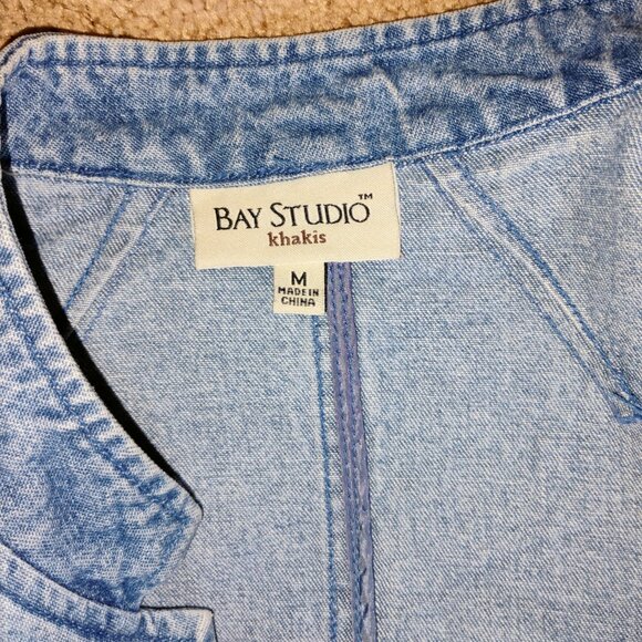 Woman's Bay Studio khakis Blue Jean Jacket - Picture 9 of 10
